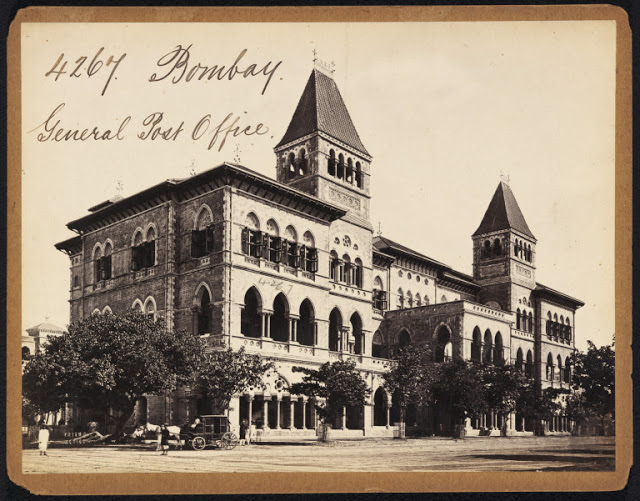 Bombay (Mumbai) - General Post Office - 19th Century Photograph.jpg