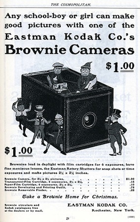 Eastman Kodak Advertisement for the Brownie Camera, c. 1900.jpg