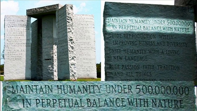 Georgia Guidestones: Maintain humanity under 500,000,000 in perpetual ...