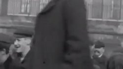 Giant caught on film in 1901
