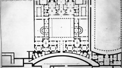 Plan of the upper floor of the part of the Palace of Caesars believed to be the home of Augustus