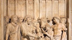 Emperor Marcus Aurelius and members of the Imperial family