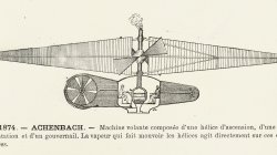 1874 Achenbach's Flying Machine
