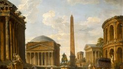 Roman Capriccio. The Pantheon and Other Monuments