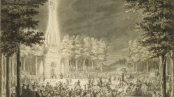 People's rejoicing... in Reims on August 27, 1765