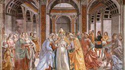 The Marriage of the Virgin by Domenico Ghirlandaio