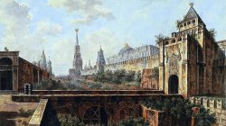 1800 Kremlin in Moscow by Fedor Alekseyev